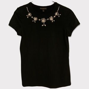Behnaz Sarafpour Ornate Black Top M